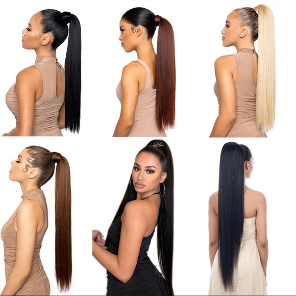 22” inch Straight Hair Ponytail Extension #2 - Picture 7 of 7